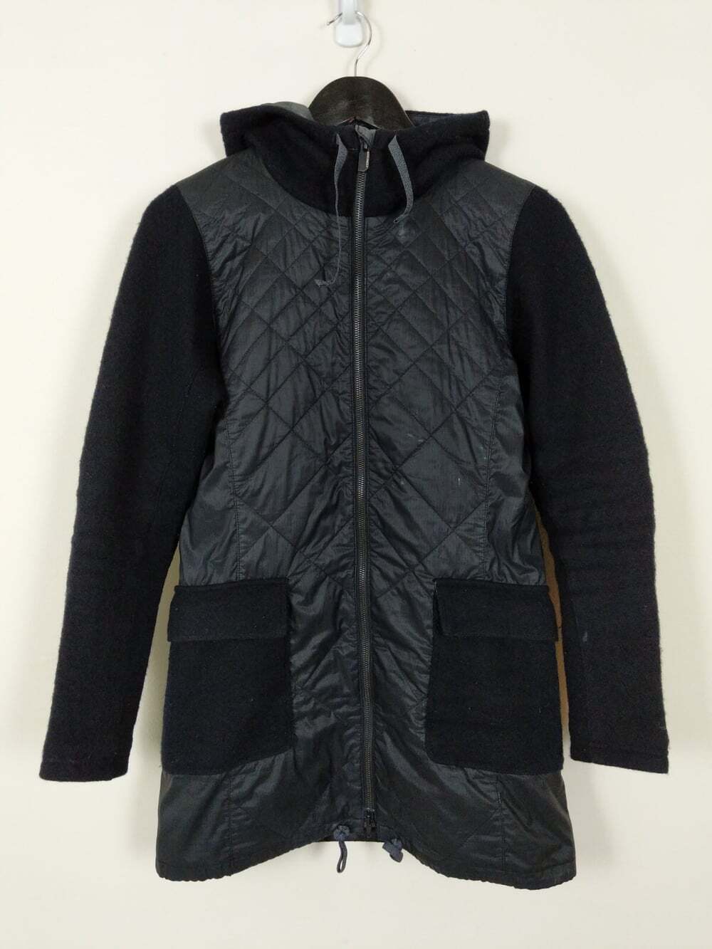 Icebreaker Merino Quilted Jacket Small Black Puffer Departure MerinoLOFT Coat